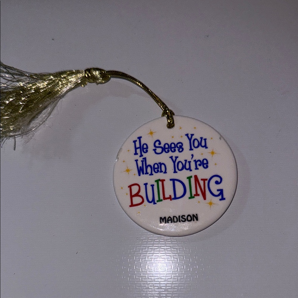 Madison Multicolor Holiday Ornament